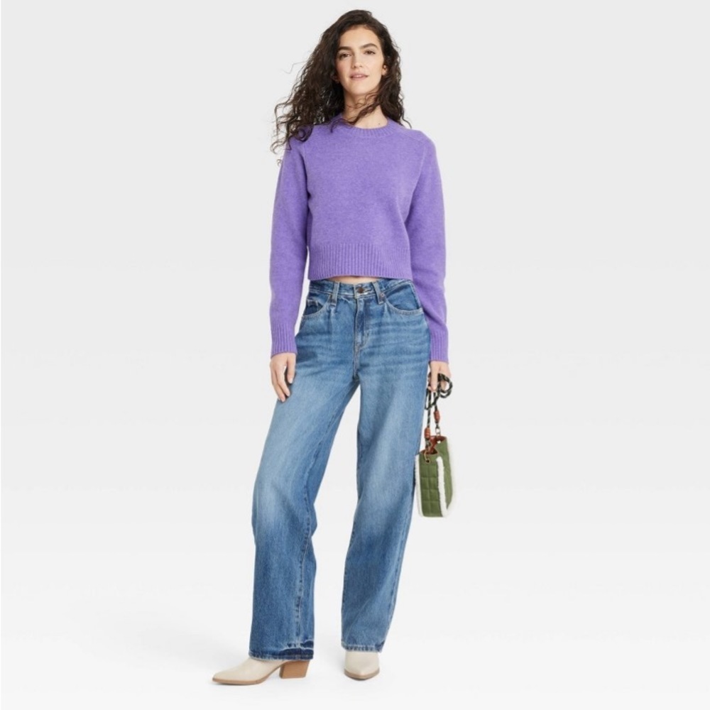 Universal Thread Purple Crew Neck Sweater